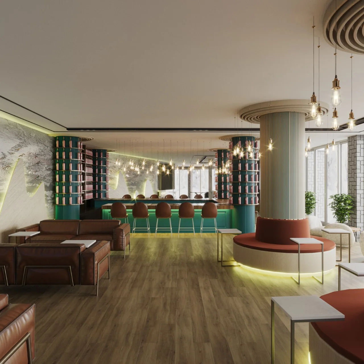 B&G Otel: Restorandan bara bakış