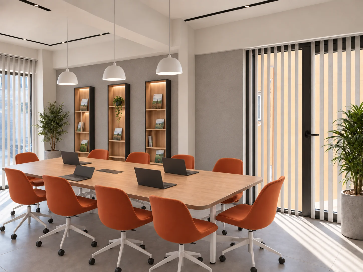 C&D Ofis toplantı odası genel görünümü