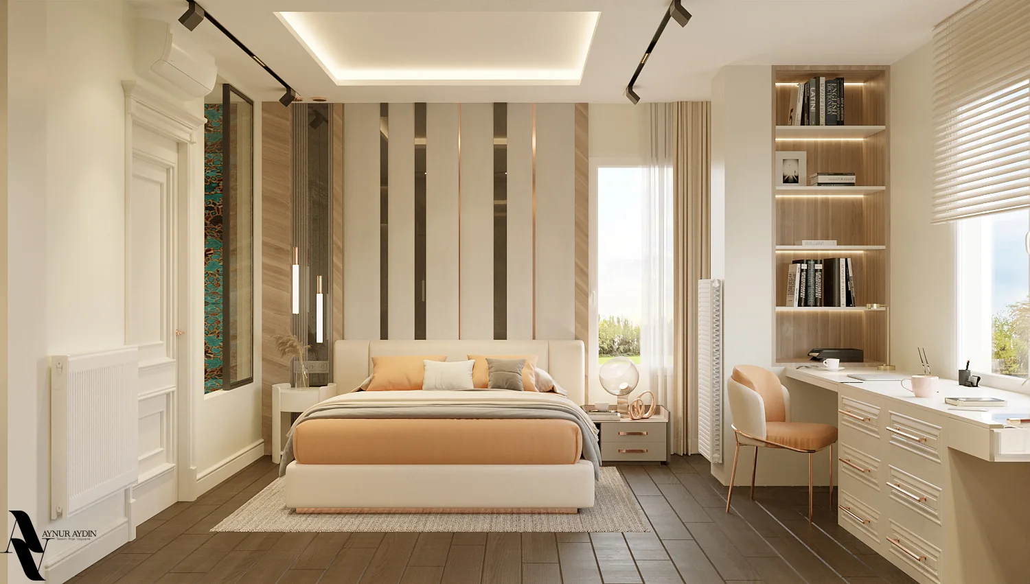 D&S Villa: Yatak odası ve çalışma alanı