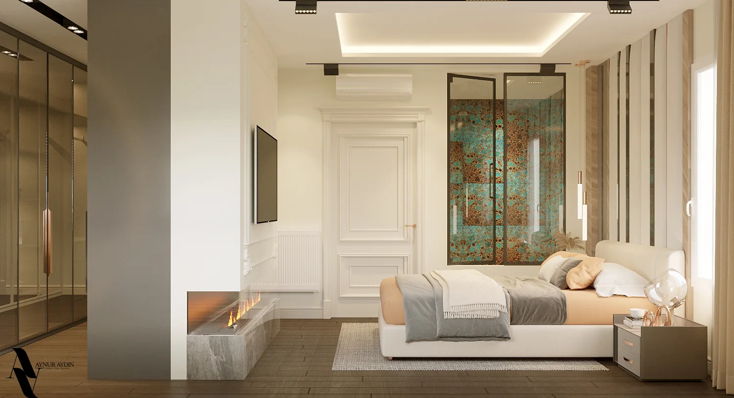 D&S Villa: Yatak odası genel görünümü