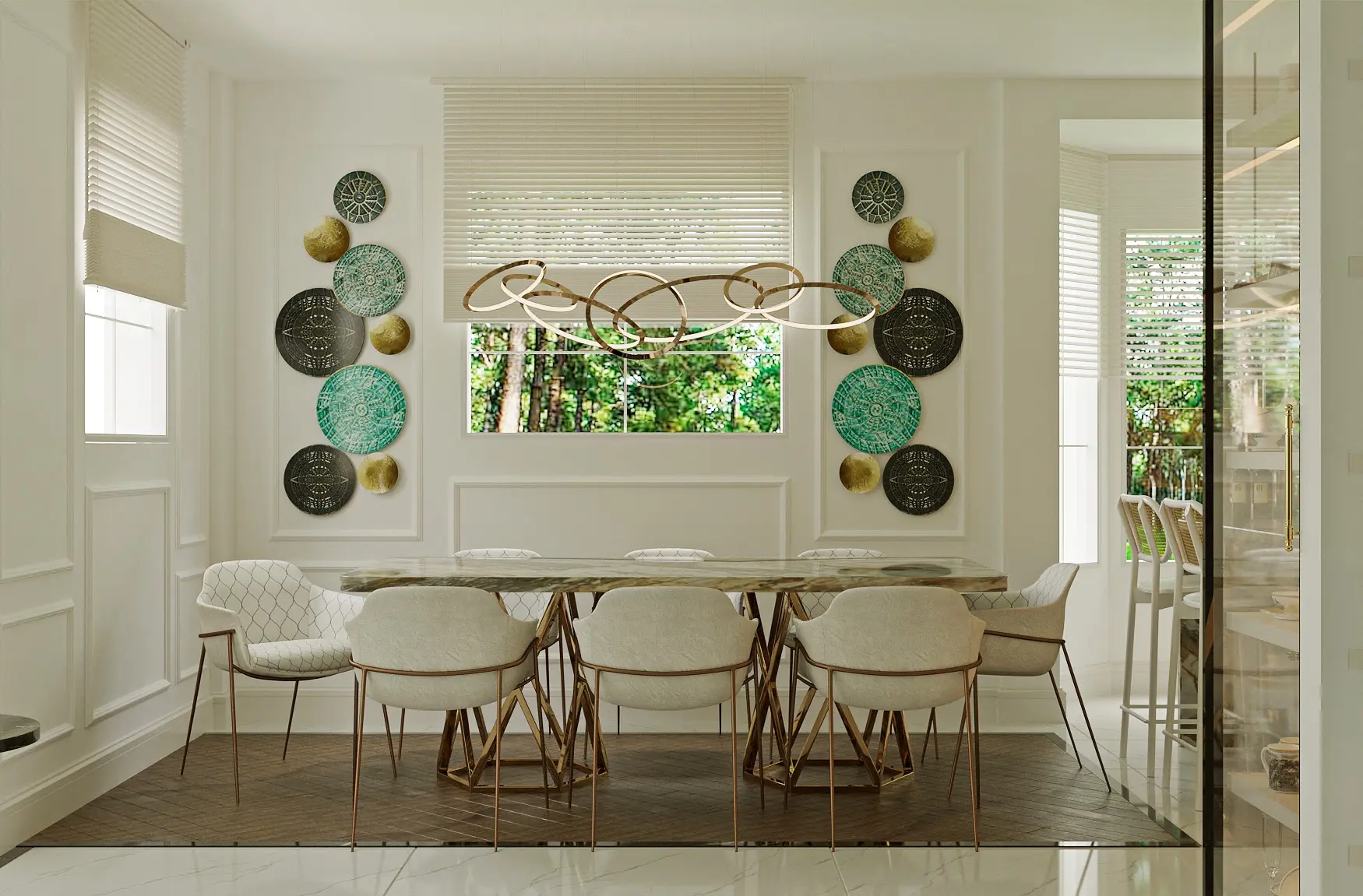 N&M Villa yemek alanı