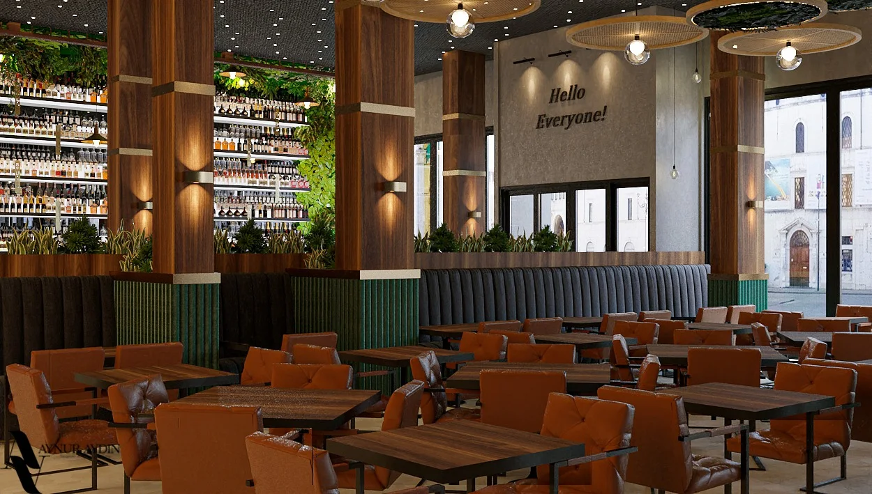 S&A Restoran genel görünümü
