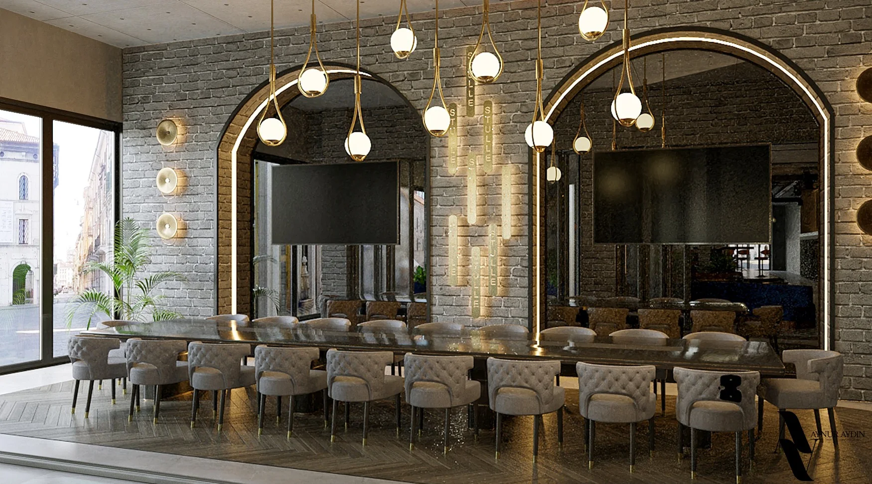 S&A Restoran: Özel yemek alanının diğer açısı