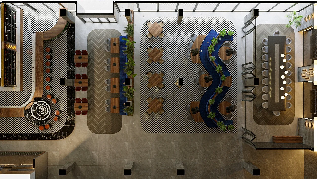S&A Restoran: Yerleşim planı