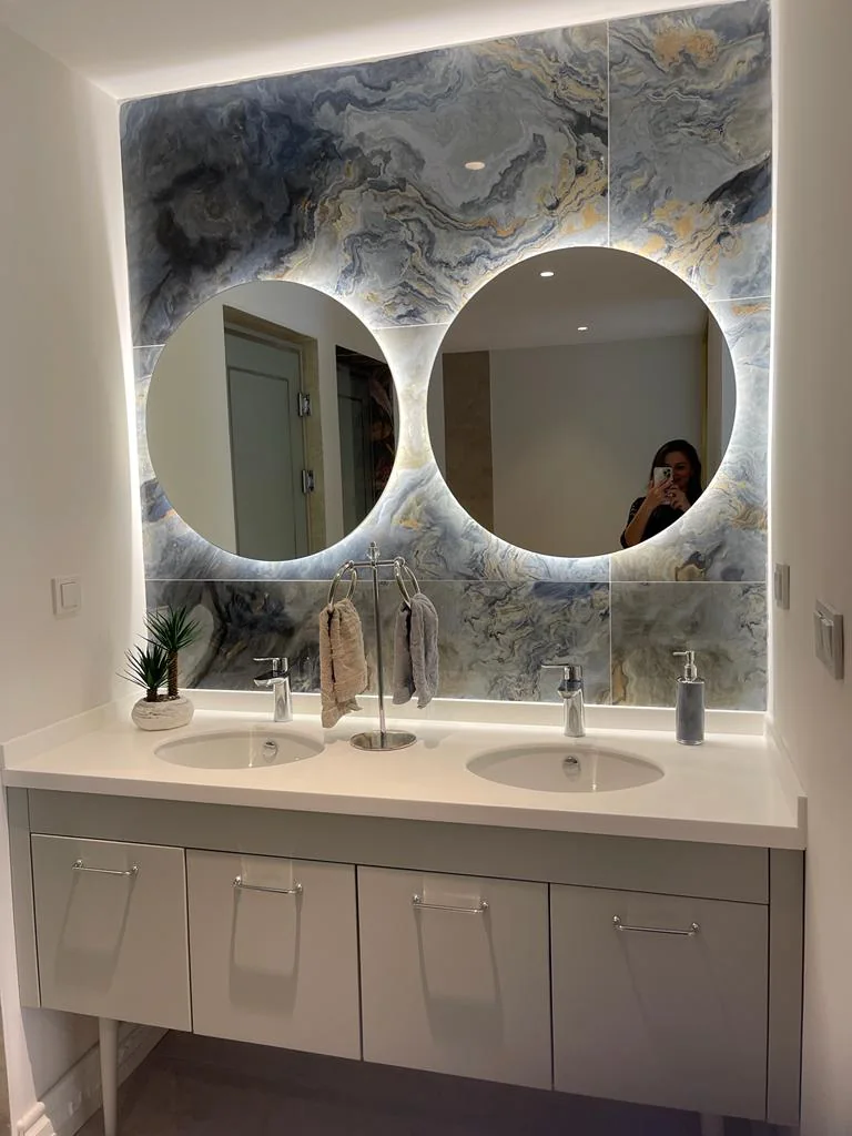 S&D Villa: Çift lavabolu banyo